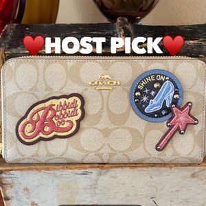 NWT Coach Disney Cinderella patches wallet